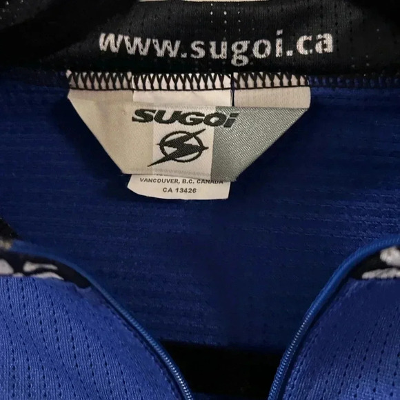 SUGOI Blue & Black Versa Running/Cycling Vest Sz L Measurements in pics - Picture 6 of 8